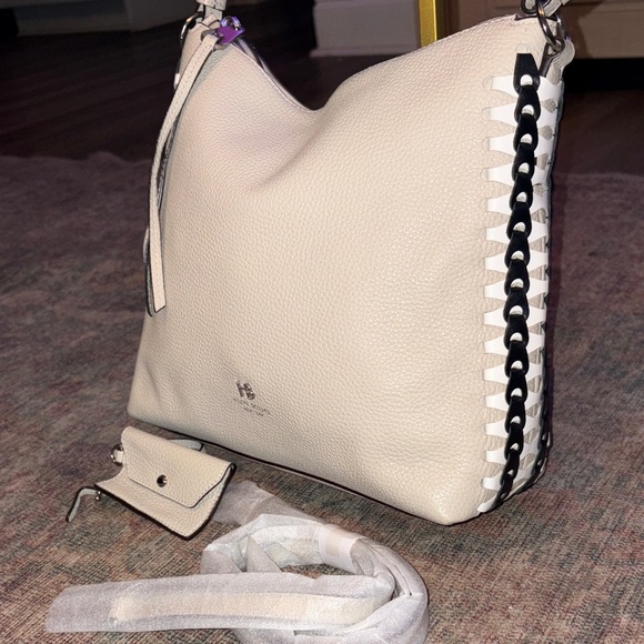 Rare HENRI BENDEL laced up shoulder bag - Picture 1 of 7